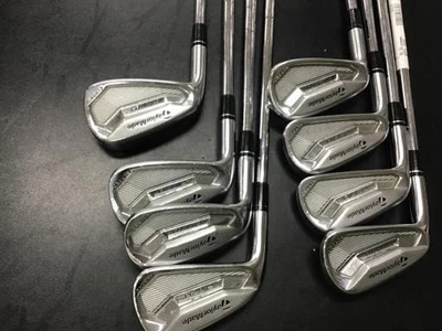 TaylorMade P-770 lefty Iron Set 4-9,Pw,Aw 8pc Flex Stiff KBS Tour Steel - Image 1 of 4