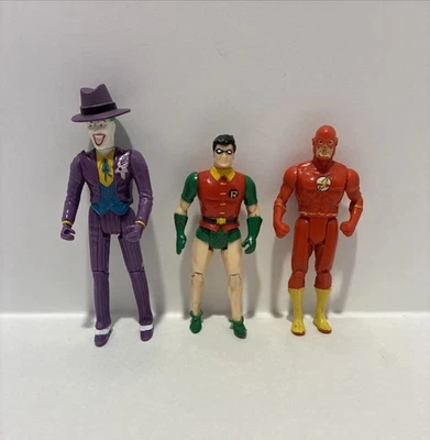 Lote de 3 figuras de acción Kenner Flash vintage 1989 Toy Biz Joker & Robin con 1984 Foto 1 de 2