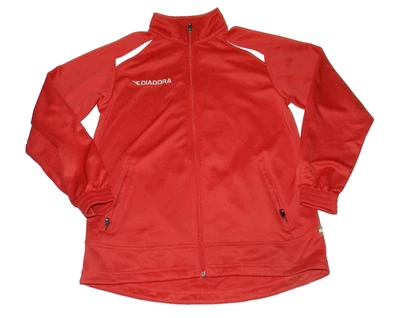 Chaqueta Confort Diadora Niño Gioco Roja Cremallera Completa Talla Juvenil Grande Bolsillos YL Foto 1 de 4