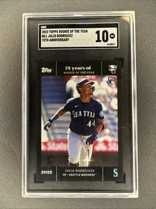 Julio Rodriguez 2022 Topps Rookie Of The Year 75th Anniversary #61 SGC 10 - Bild 1 von 2