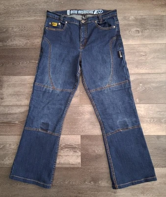 Bilt Iron Worker 0398 Knee Padd Reinforced Boot Cut Denim Jeans Size 10 (30x28) - Image 1 of 4