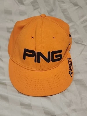 PING ANSER, Gorra Under Armour Amarilla Heat Gear Flex Fit, Sombrero de Golf MD/LG  Foto 1 de 4