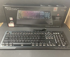 ROCCAT Vulcan 121 Linear Mechanical Gaming, Titan Switch, RGB, Palm Rest– ABlack - Picture 1 of 4