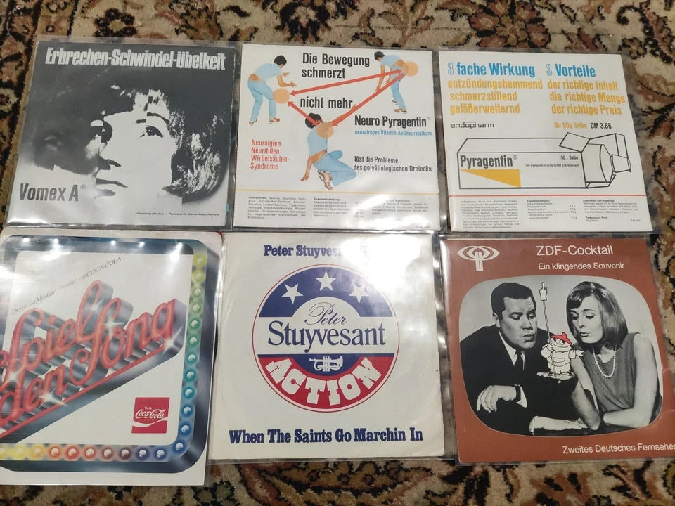 40  Werbesingles 7inch+ Flexis  Commercials. Sammlung  - Bild 1 von 4