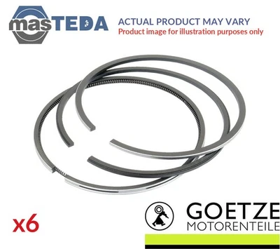 08-307700-00 ENGINE PISTON RING SET GOETZE ENGINE 6PCS STD NEW OE REPLACEMENT - Image 1 of 4