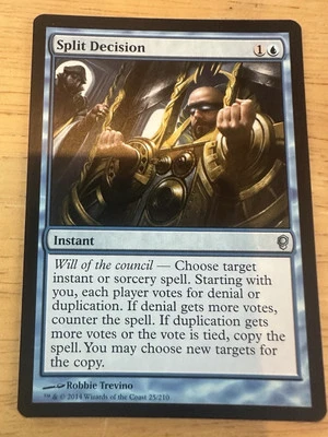 MTG Split Decision -Near Mint- Conspiracy 25/210 Regular Uncommon - Image 1 of 2