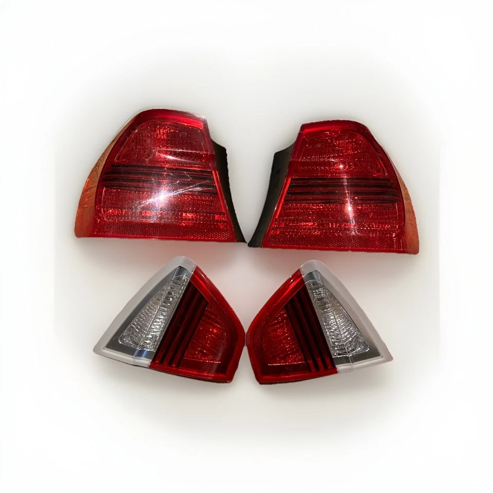 2007 BMW 3 Series E90 328xi PRE LCI Trunk Tail Lights Set of 4 OEM KW61 335 330 - Image 1 of 4