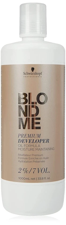 Schwarzkopf Blondme Premium Developer 2%, 7 volúmenes Hair Color Developer, 33,8 OZ Foto 1 de 2