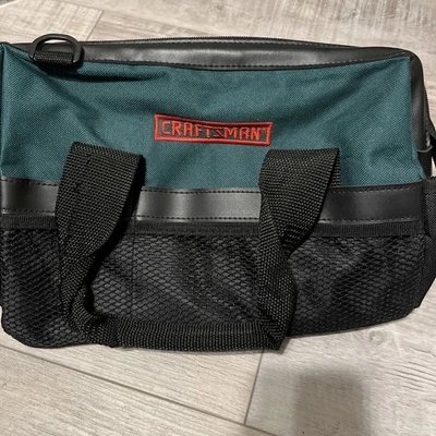New Craftsman 21 Pocket With Shoulder Strap 12" Open Mouth Tool Bag - Image 1 of 4