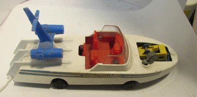 vintage Dinky Coast Guard Missile  Launcher toy 6" long boat - Image 1 of 4