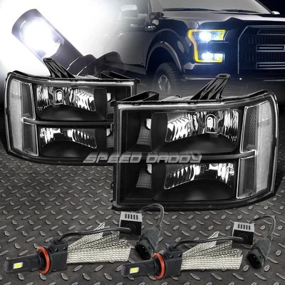 FARO CARCASA NEGRO + ESQUINA TRANSPARENTE + SISTEMA LED BLANCO 6000K PARA 07-14 GMT 900 Foto 1 de 4