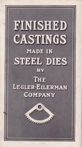 Legler Eilerman Company Dayton Ohio Finished Castings Brochure 4 Panel Foldout - Picture 1 of 5