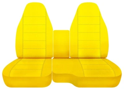 Front set Car seat covers Fits GMC Sonoma 94-04 Truck 60/40 seat with Console - Image 1 of 3