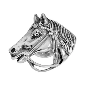 Sterling Silver Horse Head Tie Tack - Picture 1 of 3