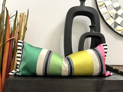 Zetani ~ Grass Color Christian Lacroix Designers Guild Pillow COVER Handmade  - Image 1 of 4