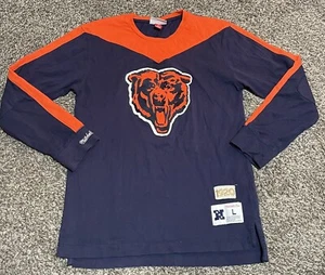 Chicago Bears Shirt Youth Large Blue Mitchell & Ness 1920 Football Long Sleeve - Picture 1 of 4
