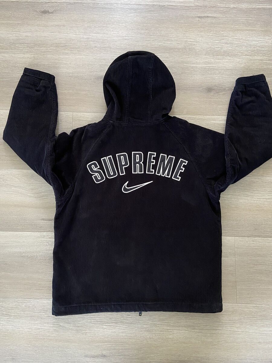 Supreme Nike Arc Corduroy Hooded Jacket SS22 Size Medium Supreme Nike Arc Corduroy Hooded Jacket SS22 Size Medium