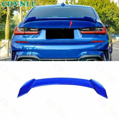 Alerón trasero AK azul brillante para BMW Serie 3 G20 2019-2021 tira aleta alerón Foto 1 de 4
