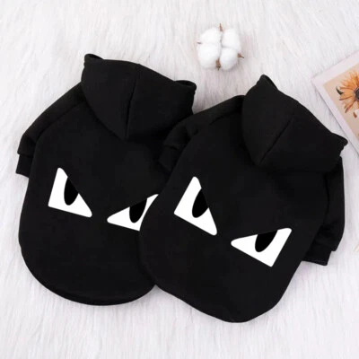 Trendy Pet Clothes Dog Sweater Dog Hoodie Print Design Fall Winter Small Pet - Image 1 of 4