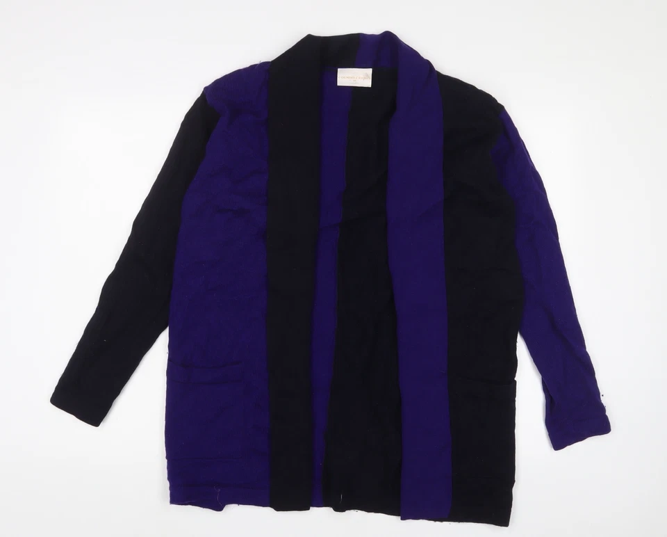 Country Casuals Womens Purple V-Neck Acrylic Cardigan Jumper Size M - Image 1 of 4