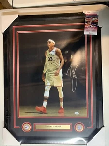 Tobias Harris Autograph Signed 76ers 16x20 Photo Framed JSA - Picture 1 of 6