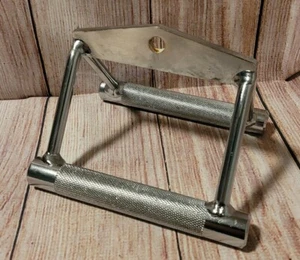 V Bar Cable Attachment Pull Down Attachment Press Down Bar, CHROME, "NEW" - Picture 1 of 2