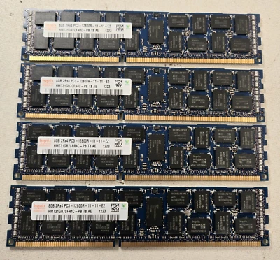 SERVER 32GB (4x8GB) Hynix 2Rx4 PC3 - 12800R -11-11-E2 HMT31GR7CFR4C - PB T8 AE - Image 1 of 3