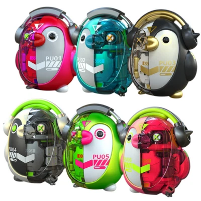 MECHA PUPU serie semi mecánica QQ Penguin mini figura arte juguete regalo ¡LO ÚLTIMO! Foto 1 de 4