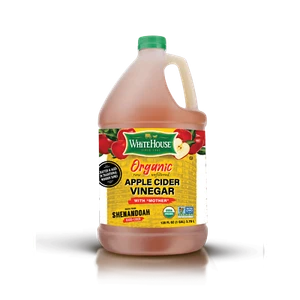 Whitehouse Orgánico, Crudo Sin Filtrar, Vinagre de Sidra de Manzana con Madre, 128 fl. oz - Imagen 1 de 4