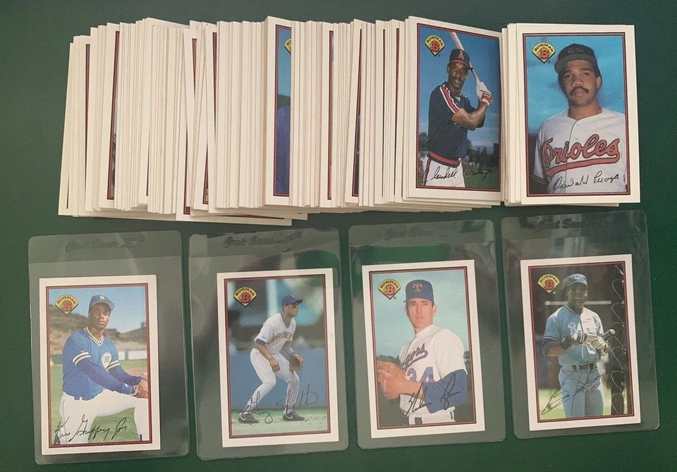 1989 Bowman Baseball SET BREAK singles - stars, HOFers, rookies #251-484 - Image 1 of 1