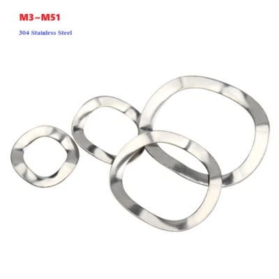 HUIRUIXIN CRINKLE WASHERS A2 STAINLESS STEEL M3 M4 M5 M6 M8 M10 M12 M14 M16-M51 WAVE WAVEY