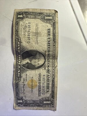 Certificado de plata 1935-A norte de África 1 dólar. Crujiente sin circular. Foto 1 de 2