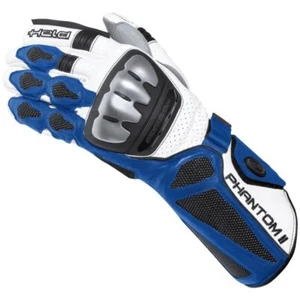 Held Phantom 2 Motorcycle Race Gloves Kangaroo Aramid Superfabric Blue - Picture 1 of 6