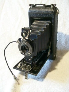 Vintage Kodak Jr 1-A Autographic Camera / With Manual & Shutter Release Cable - Picture 1 of 12