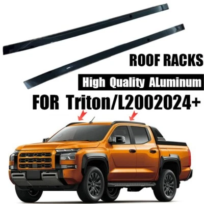 2 PIEZAS rieles portaequipajes para Mitsubishi Triton L200 2023-2025 Foto 1 de 4