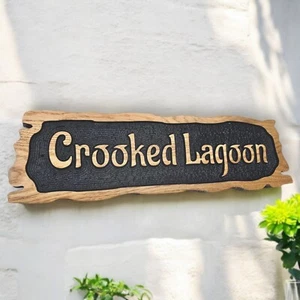 Personalised Oak house sign,Carved,Custom engraved outdoor wooden name plaque - Picture 1 of 13