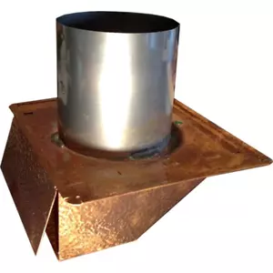 Hammered Copper Under Eave & Soffit Dryer Vent - Exhaust Vent - Picture 1 of 5