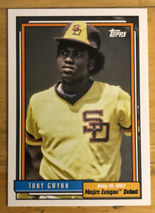 2022 Topps Archives Tony Gwynn MLB Debut Baseball Card #376 San Diego Padres NM