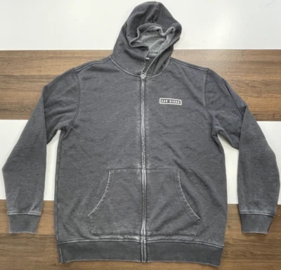 Camp David 男式灰色 XL 码全拉链连帽衫运动衫圣地亚哥加州 — 第 1/4 张图片