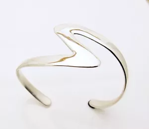 Taxco TD-21 950 Silver Cuff Bangle Bracelet - Picture 1 of 4
