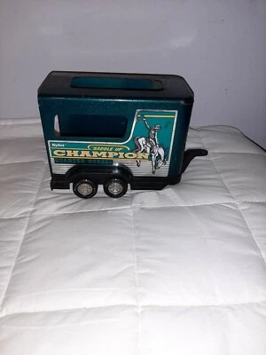 NYLINT “Saddle Up Champion” Quarter Horse Trailer ONLY Pressed Steel Teal Paint - Image 1 of 4