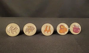 Debbie Mumm Gabinete Tiradores Perilla de Cajón Manijas Animal Cebra Jirafa Guardería Decoración - Imagen 1 de 3