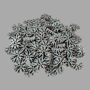 100 Micro K'nex Ersatzteile dunkelgrau 7-Wege 3D Stecker - Bild 1 von 2