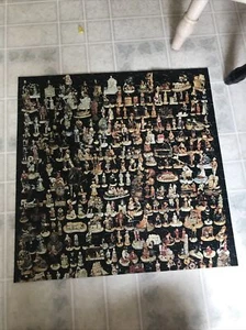 Vtg 1983 Eaton Jigsaw Puzzle SEBASTIAN MINIATURES History Literature Complete - Picture 1 of 9