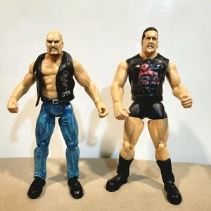 Vintage 1999 Jakks WWF TTL Stone Cold Steve Austin and The Big Show. - Picture 1 of 8
