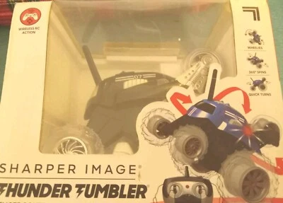 SHARPER IMAGE Thunder Tumbler RC Car Remote Control 360° Spinning Car - Image 1 of 4