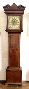 Antique Oak & Mahogany Longcase Grandfather 8 DAY Clock JOSEPH SMITH CHESTER - Picture 1 of 18