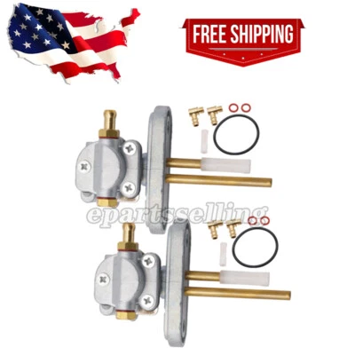2Pcs PETCOCK FUEL GAS TAP VALVE FITS FOR YAMAHA XS650 XS750 SPECIAL XS850 XS1100 Foto 1 de 4