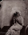 1912 E.J. BELLOCQ New Orleans Female Prostitute Woman And Dog Photo Art 11X14