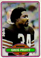 1980 Topps #150 Greg Pruitt Cleveland Browns